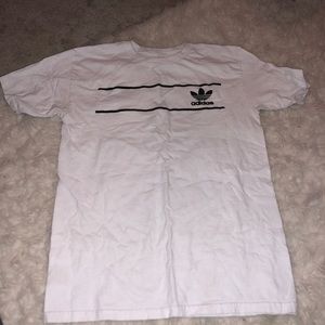 White Adidas Tee